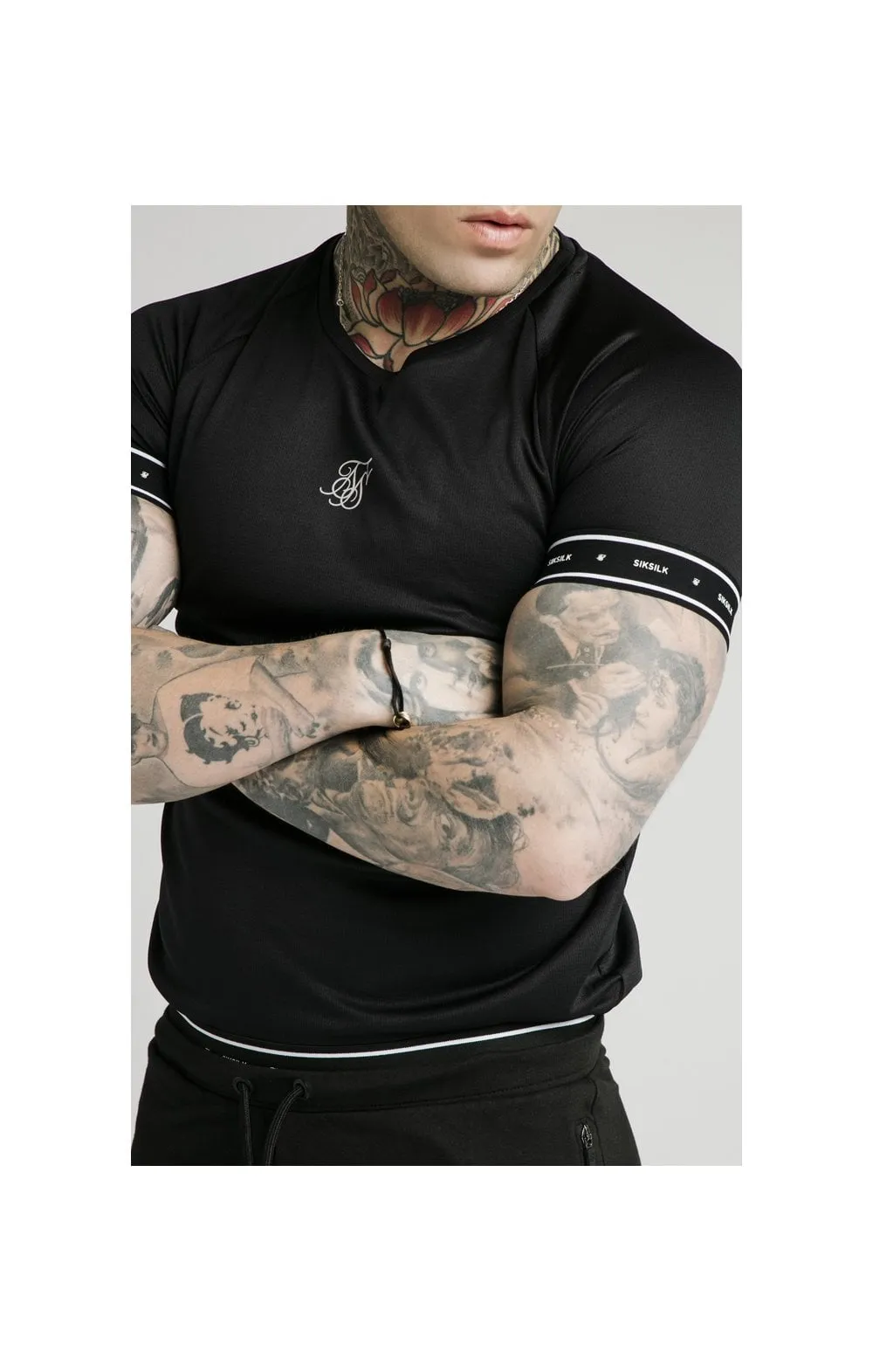 SikSilk Active Tech Tee - Black sold by Siksilk product image thumbnail 2