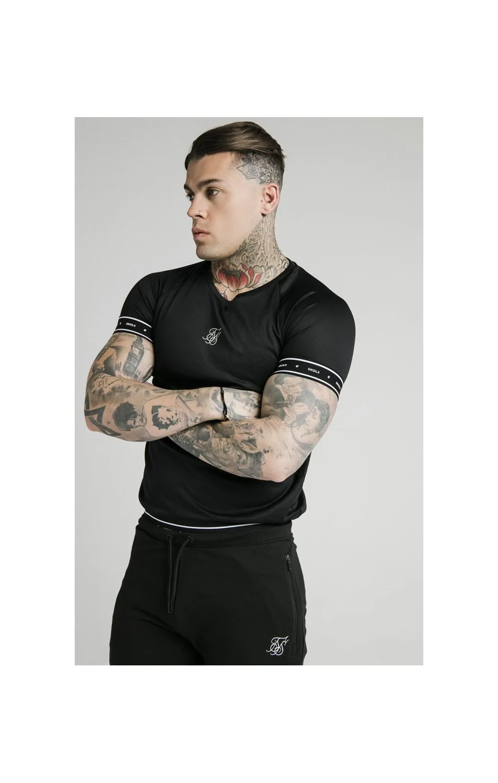 SikSilk Active Tech Tee - Black sold by Siksilk product image thumbnail 3