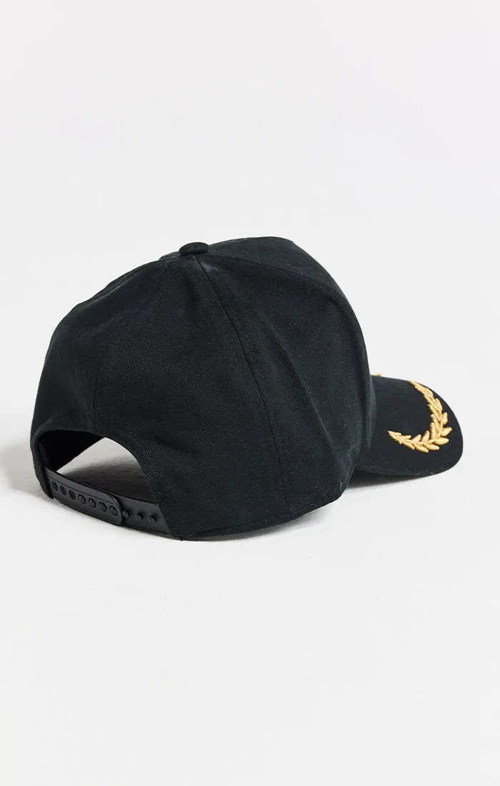 Black Washed Cotton Trucker Cap sold by Siksilk product image thumbnail 3