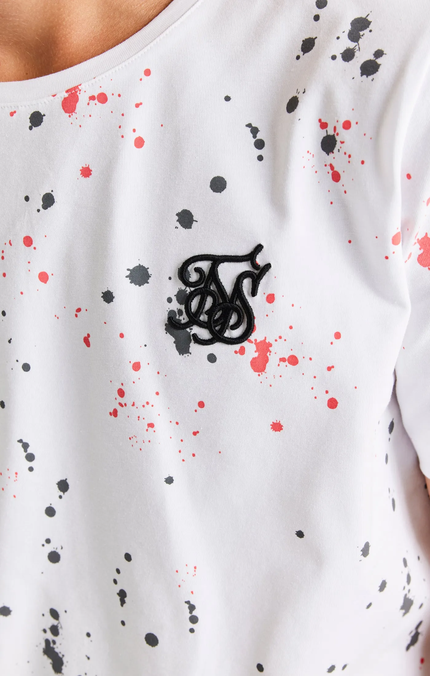 SikSilk Paint Splat Tee - White sold by Siksilk product image thumbnail 2
