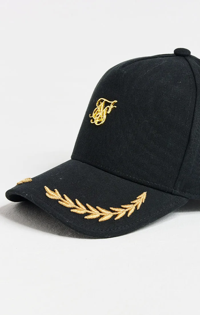 Black Washed Cotton Trucker Cap sold by Siksilk product image thumbnail 2