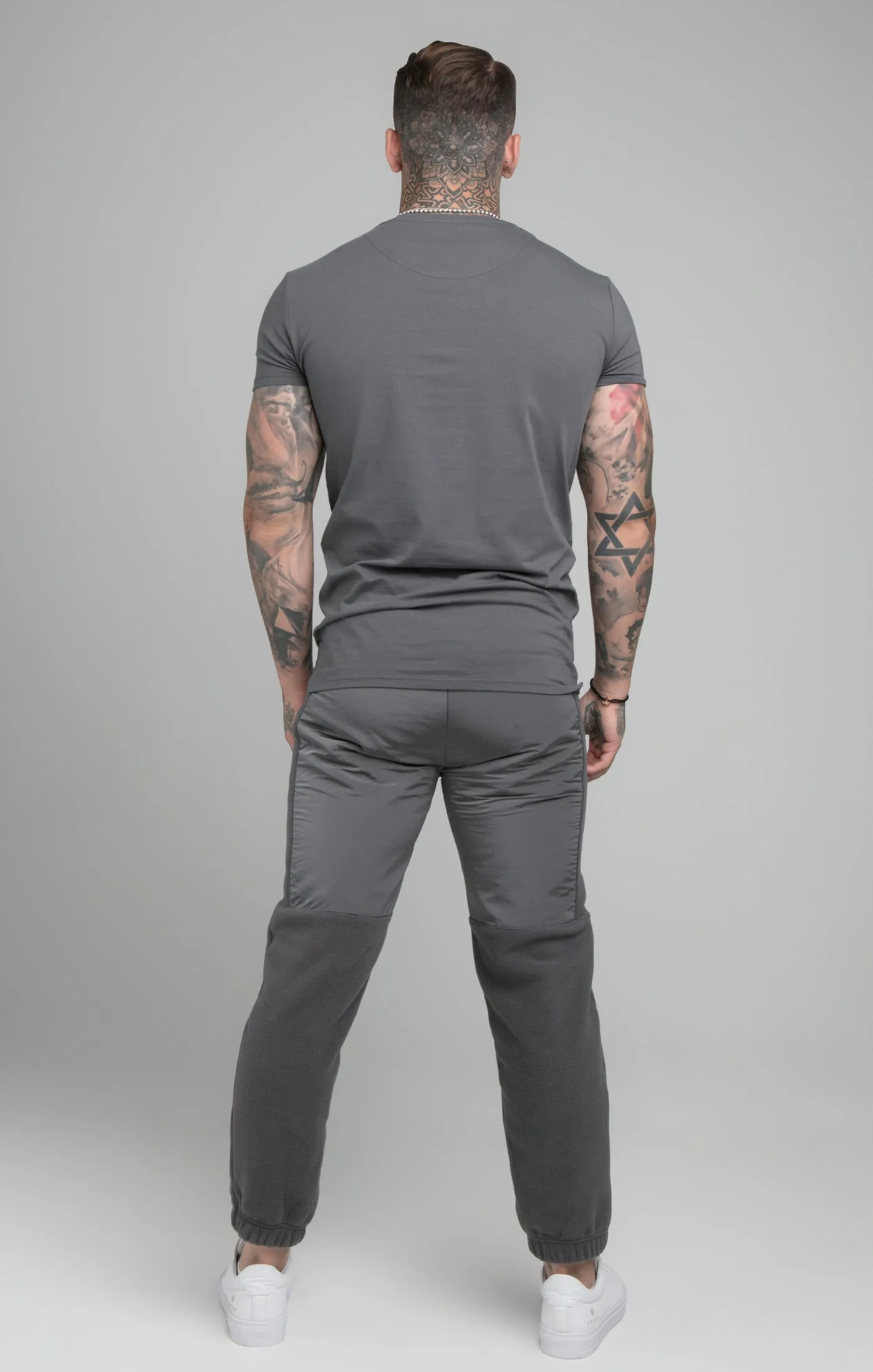 SikSilk Hybrid Pro Gym Tee - Dark Grey sold by Siksilk product image thumbnail 5