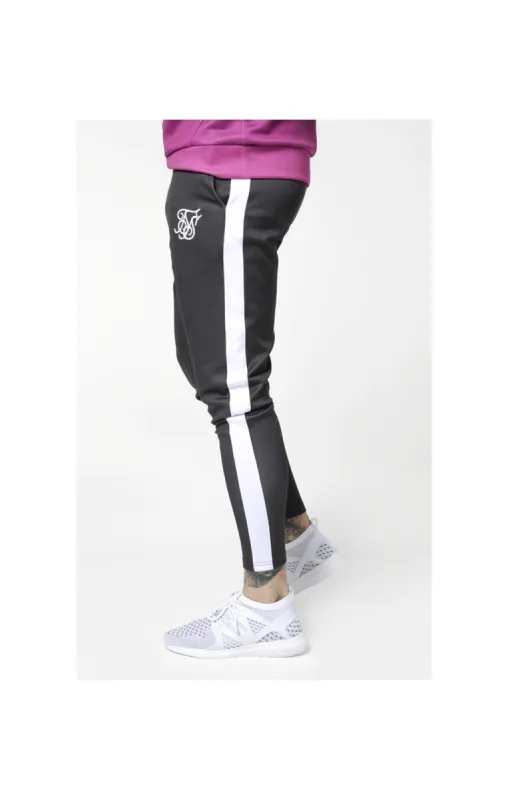 SikSilk Vapour Track Pants - Grey & White sold by Siksilk
