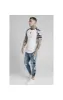 SikSilk Drop Crotch Side Panel Jeans - Midstone sold by Siksilk