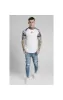 SikSilk Drop Crotch Side Panel Jeans - Midstone sold by Siksilk