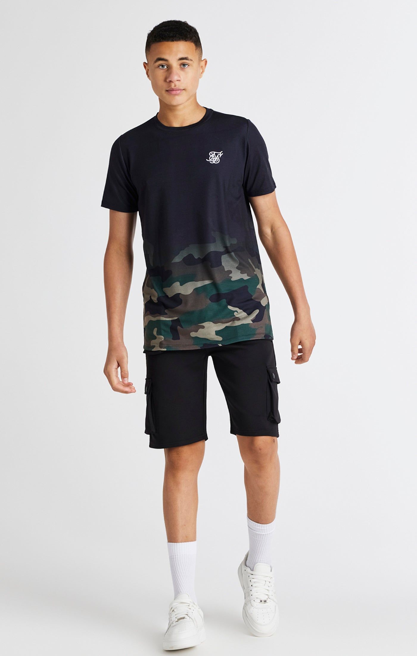 Boys Camo T-Shirt sold by Siksilk product image thumbnail 3