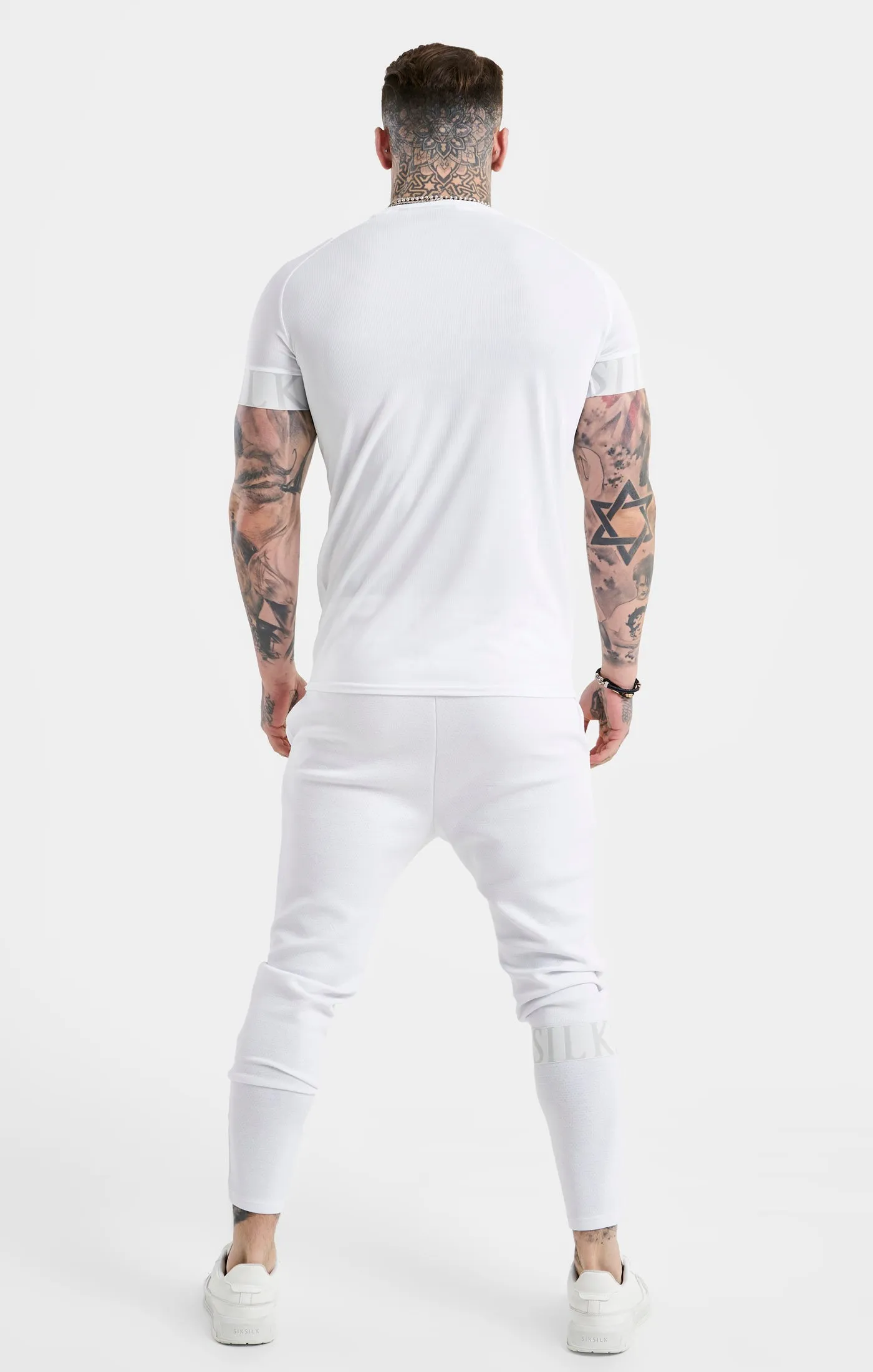 SikSilk Dynamic Tech T-Shirt - White sold by Siksilk product image thumbnail 5