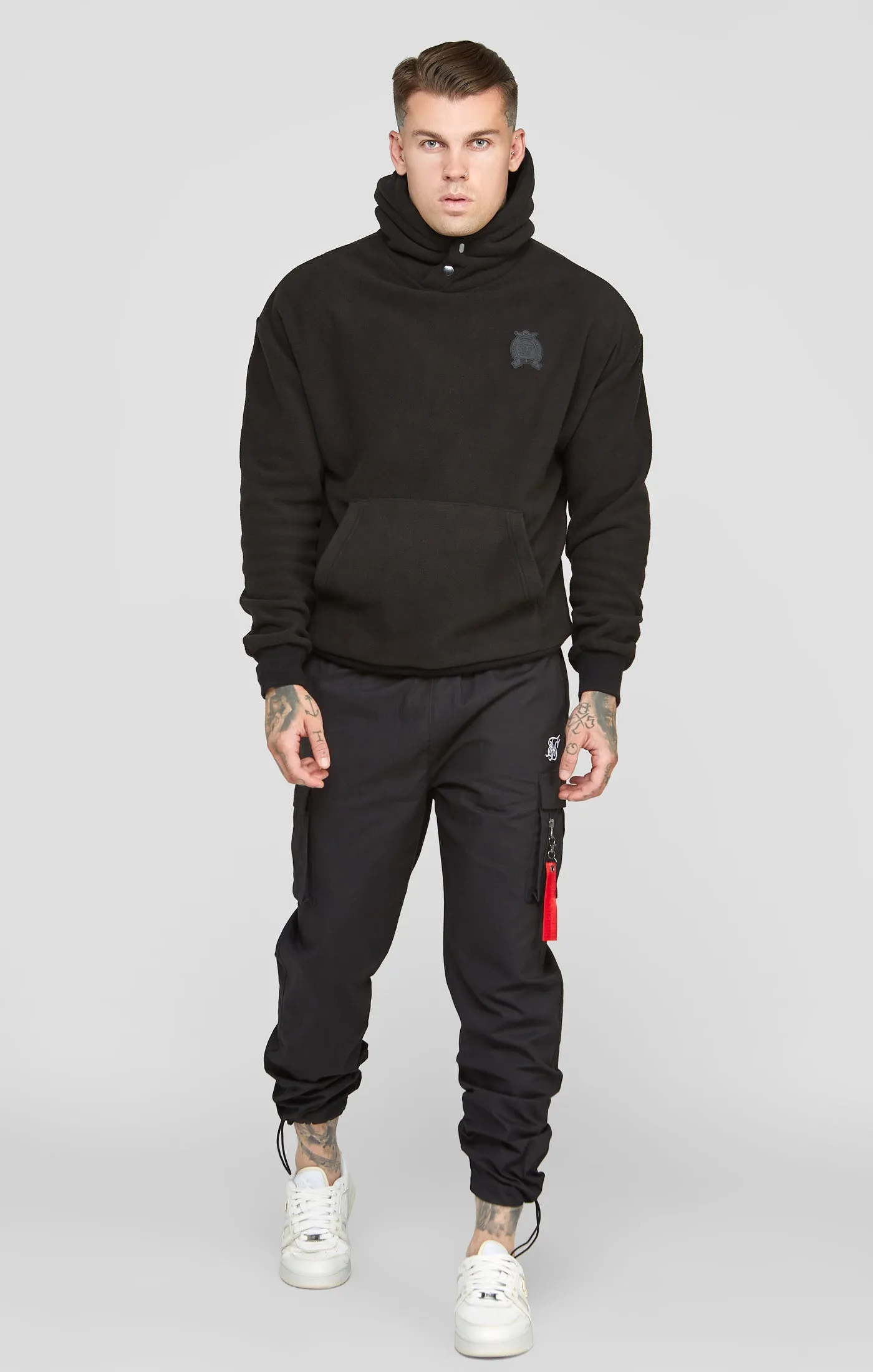 Black Fleece Hoodie sold by Siksilk product image thumbnail 3