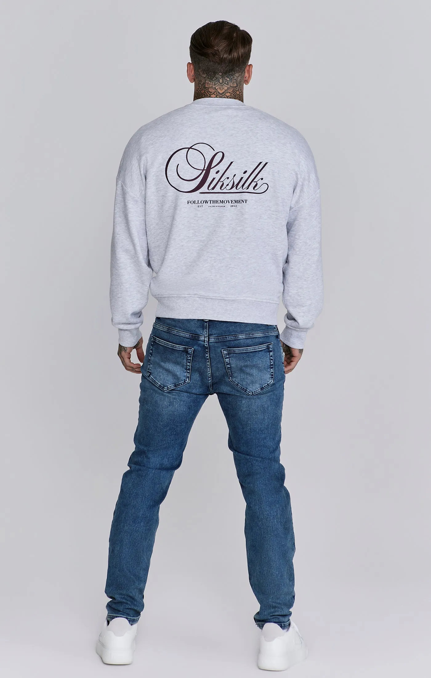 Snow Marl Graphic Sweater sold by Siksilk product image thumbnail 5