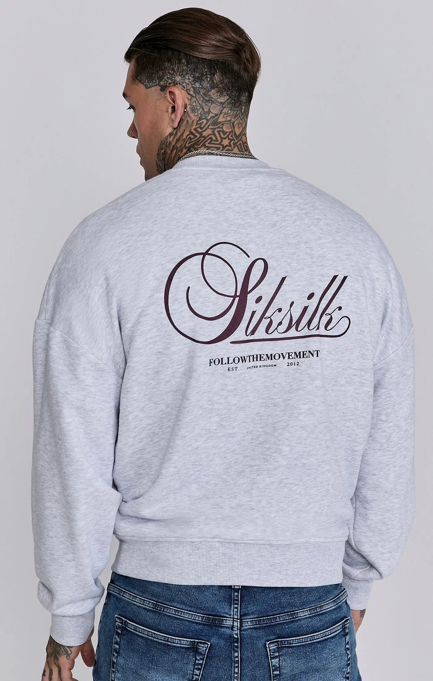 Snow Marl Graphic Sweater sold by Siksilk product image thumbnail 3