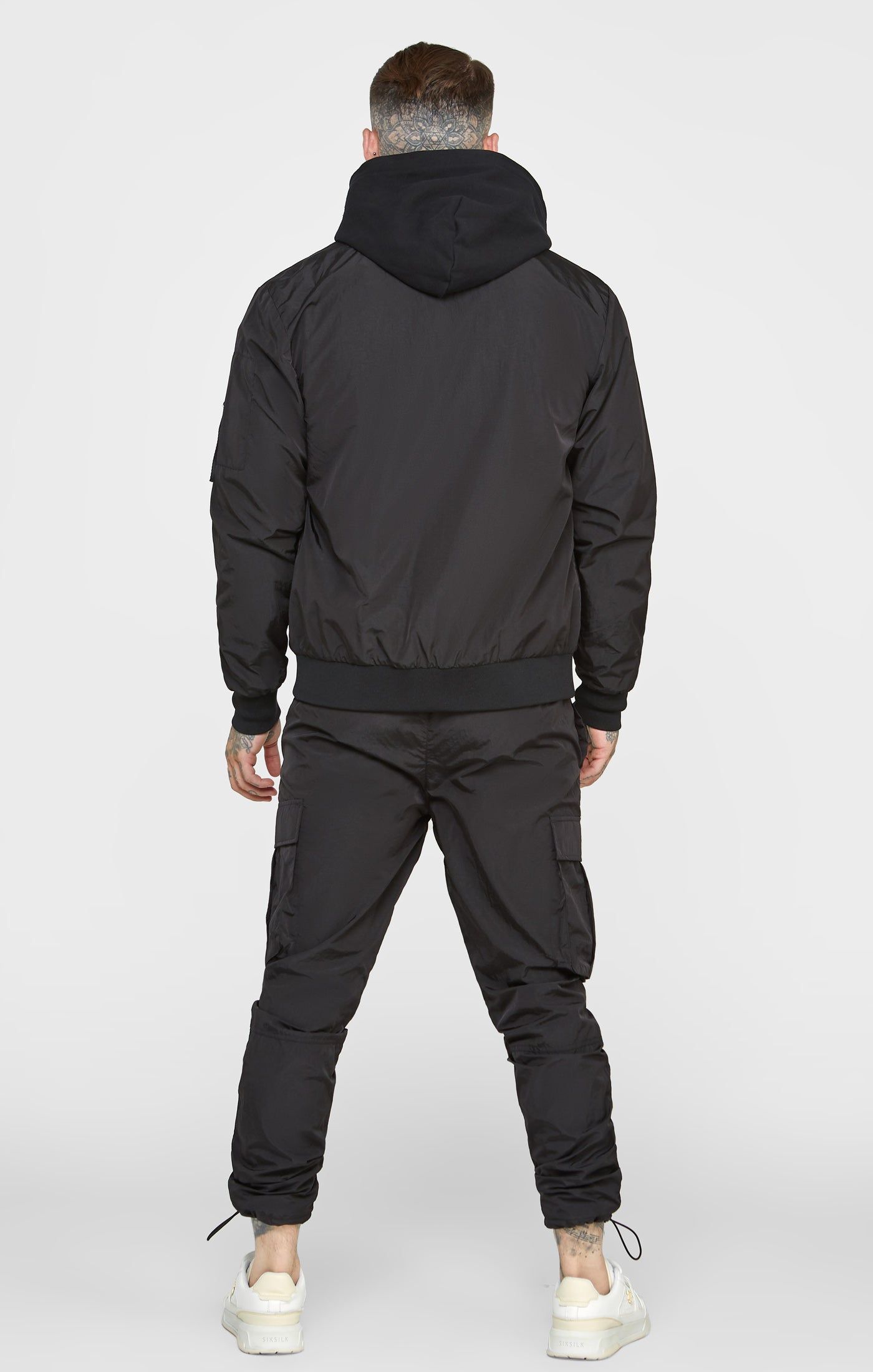 Black Reversible Bomber sold by Siksilk product image thumbnail 5