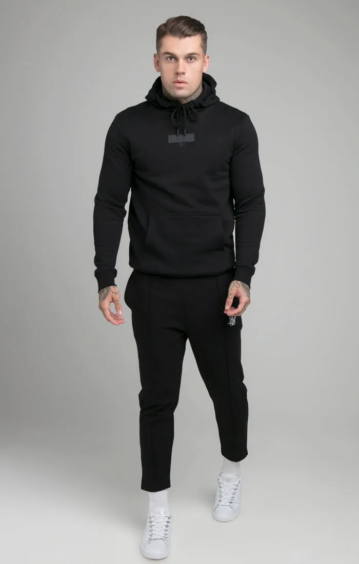 Black Debossed Print Overhead Hoodie sold by Siksilk product image thumbnail 4