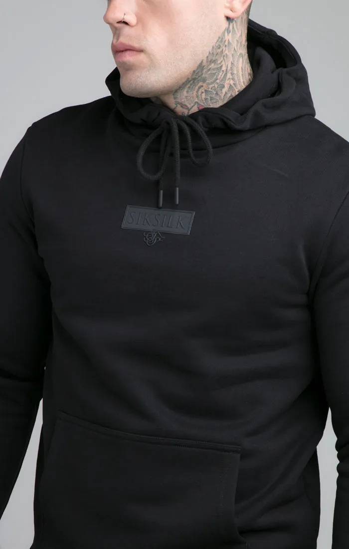 Black Debossed Print Overhead Hoodie sold by Siksilk product image thumbnail 5