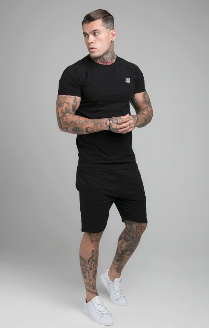 Black Short And T-Shirt Twin Set sold by Siksilk product image thumbnail 5