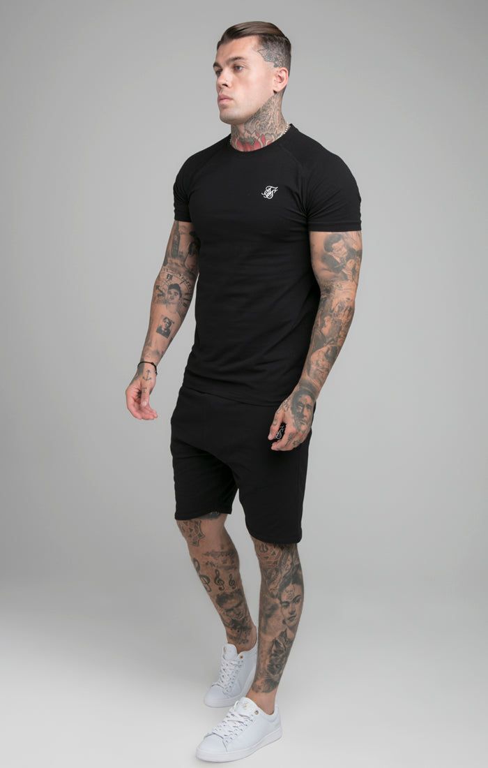 Black Short And T-Shirt Twin Set sold by Siksilk product image thumbnail 2