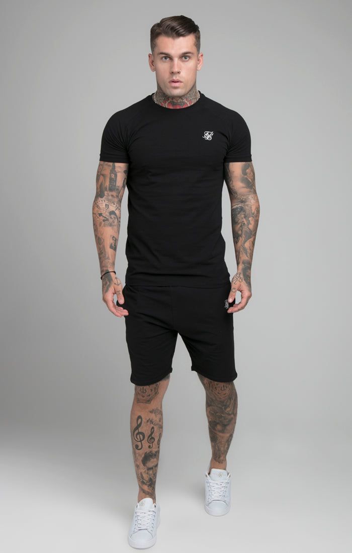 Black Short And T-Shirt Twin Set sold by Siksilk product image thumbnail 3