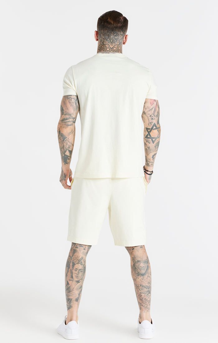 Ecru Essential Jersey Short sold by Siksilk product image thumbnail 3