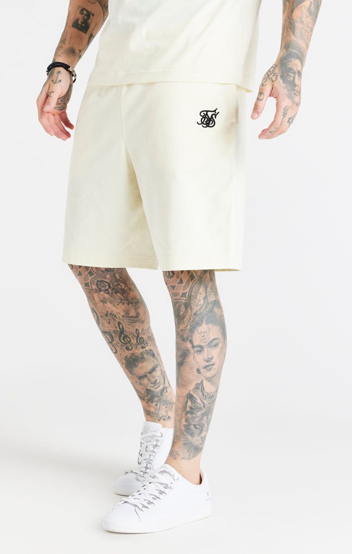 Ecru Essential Jersey Short sold by Siksilk