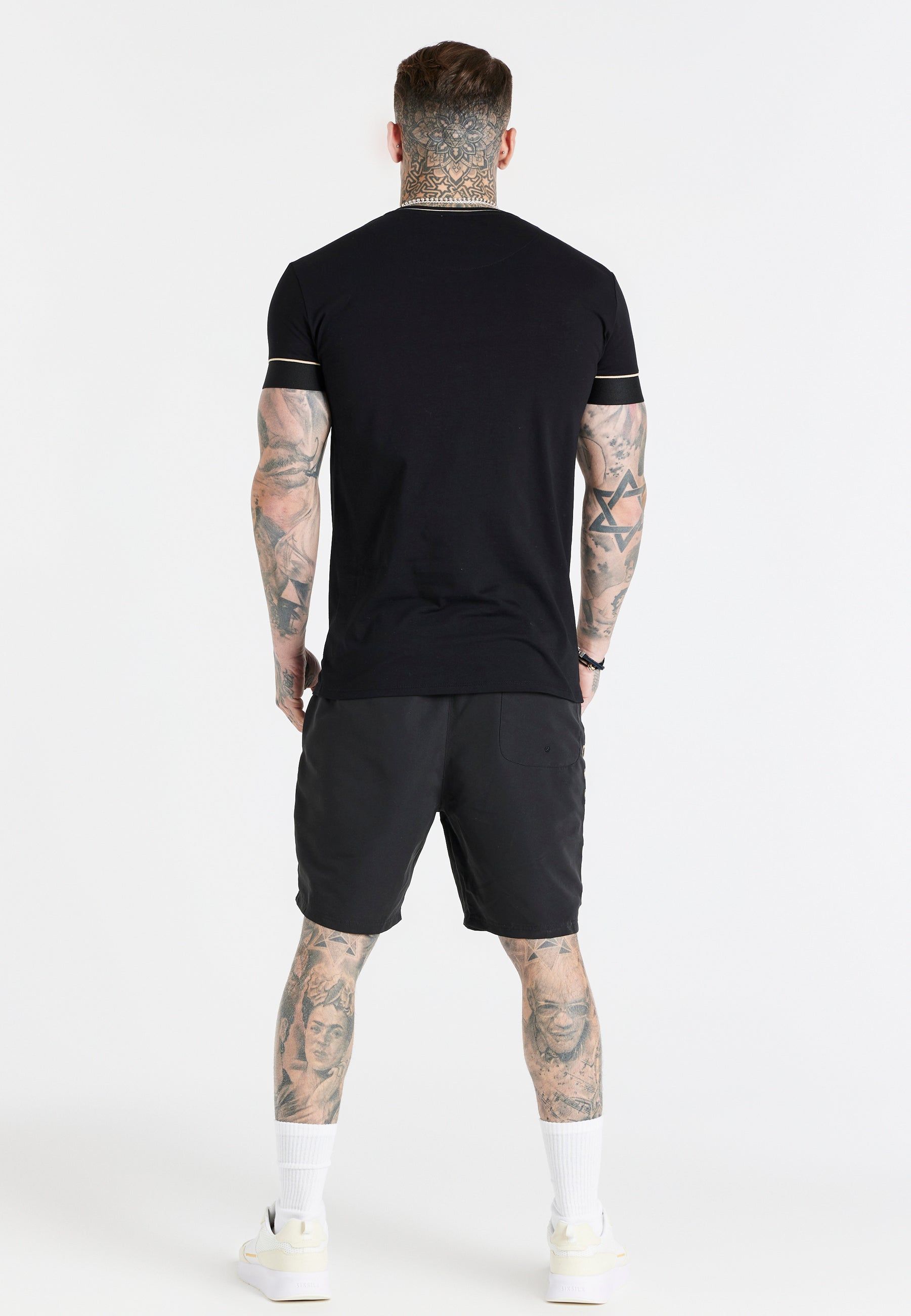 Black Long Swim Short sold by Siksilk product image thumbnail 5