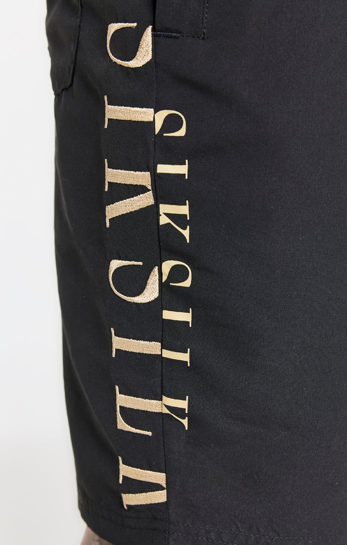 Black Long Swim Short sold by Siksilk product image thumbnail 2