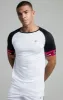 White Tape Elastic Cuff T-Shirt sold by Siksilk