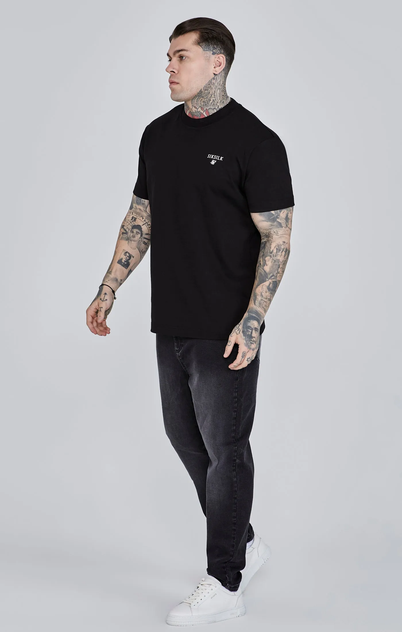Black Graphic T-Shirt sold by Siksilk product image thumbnail 4