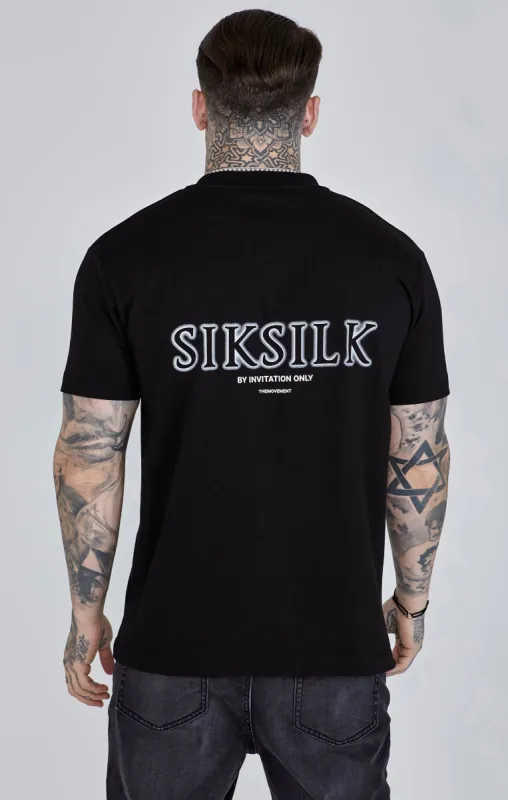 Black Graphic T-Shirt sold by Siksilk
