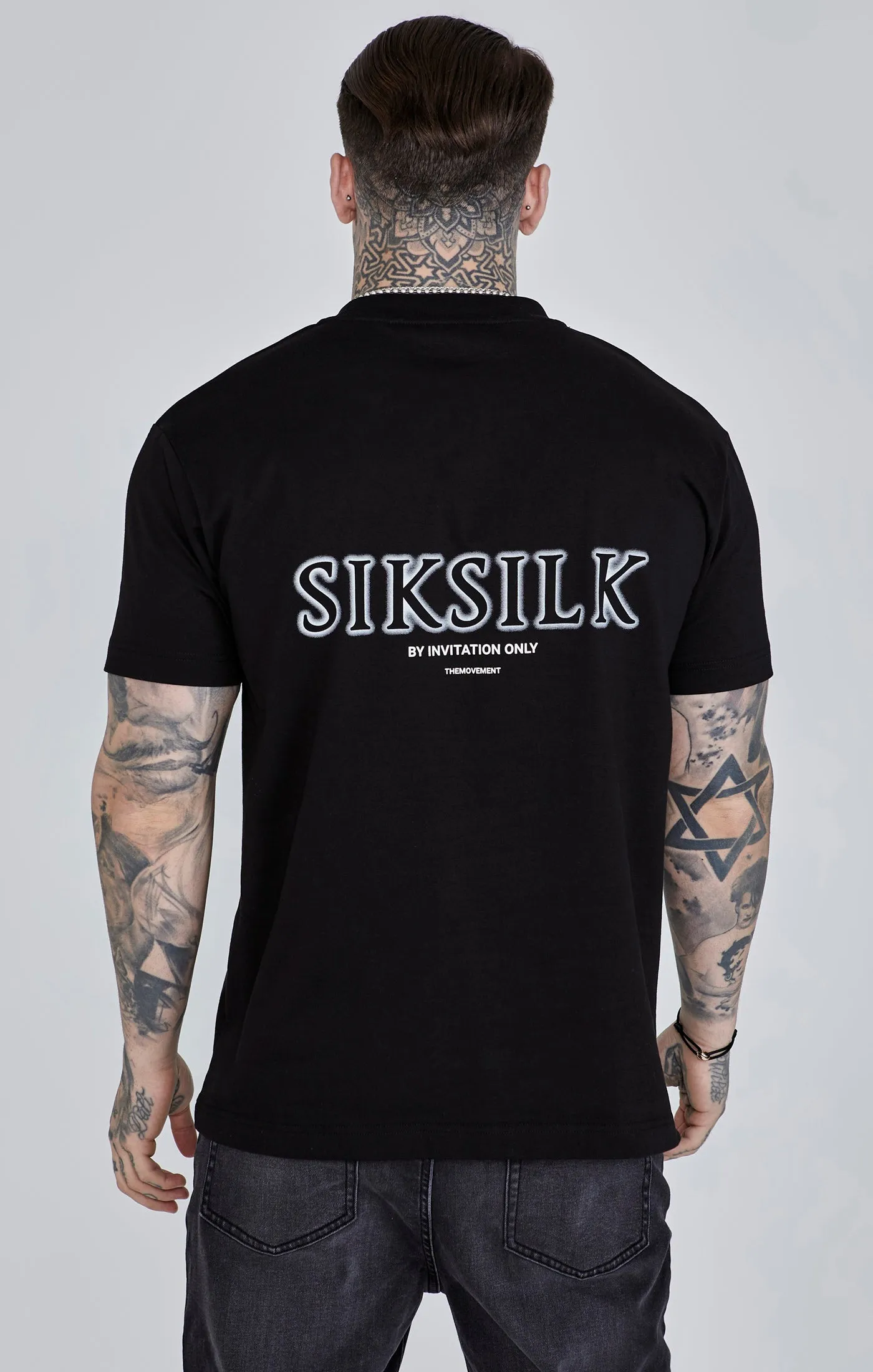 Black Graphic T-Shirt sold by Siksilk