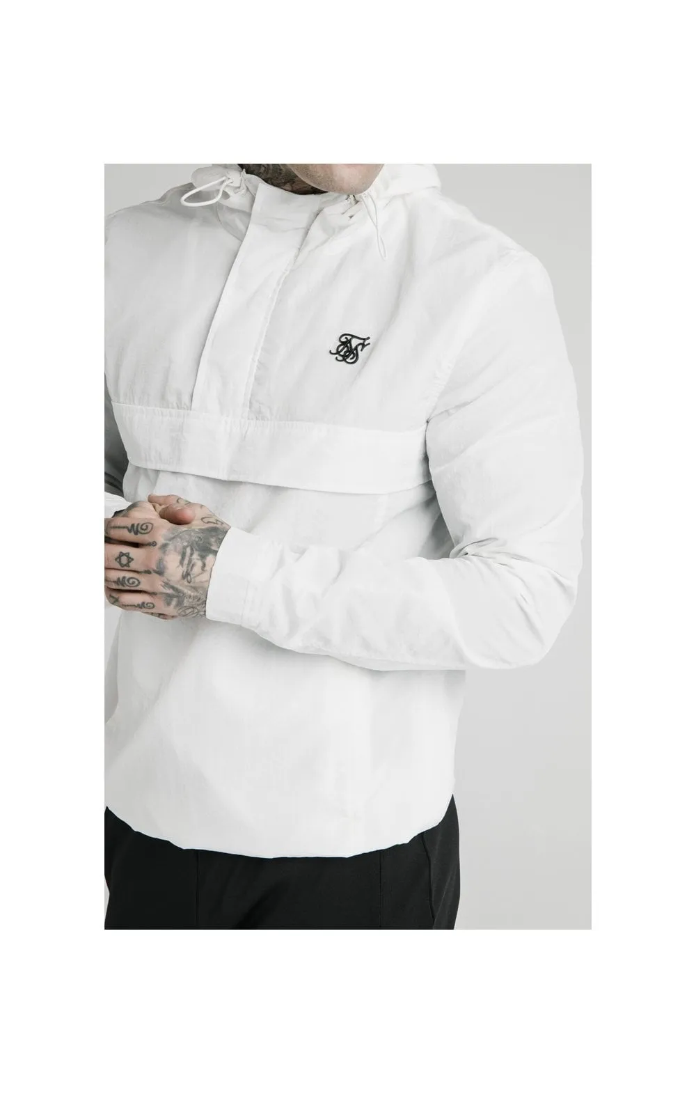 SikSilk Energy Overhead Windbreaker - White sold by Siksilk product image thumbnail 2