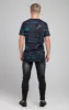 Boys Illusive Black Logo Printed T-Shirt sold by Siksilk