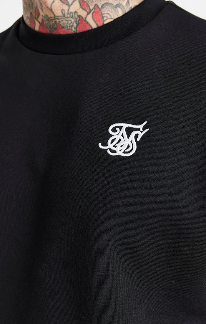 Black Essential Crew Sweatshirt sold by Siksilk product image thumbnail 2