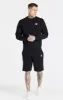 Black Essential Crew Sweatshirt sold by Siksilk