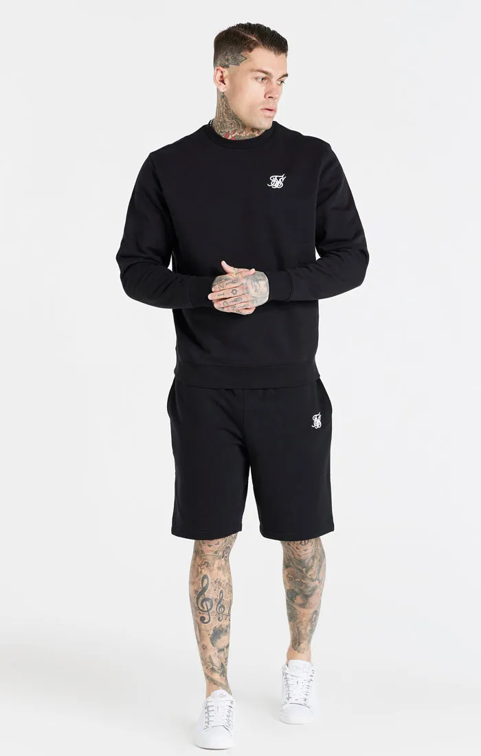 Black Essential Crew Sweatshirt sold by Siksilk product image thumbnail 3