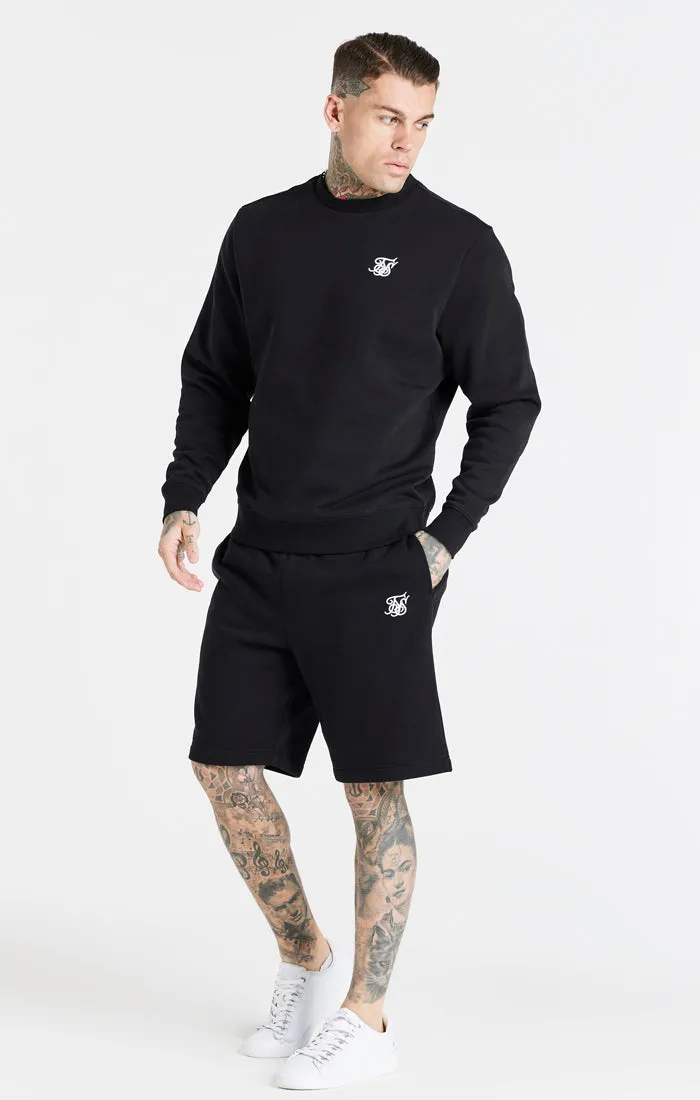Black Essential Crew Sweatshirt sold by Siksilk product image thumbnail 4
