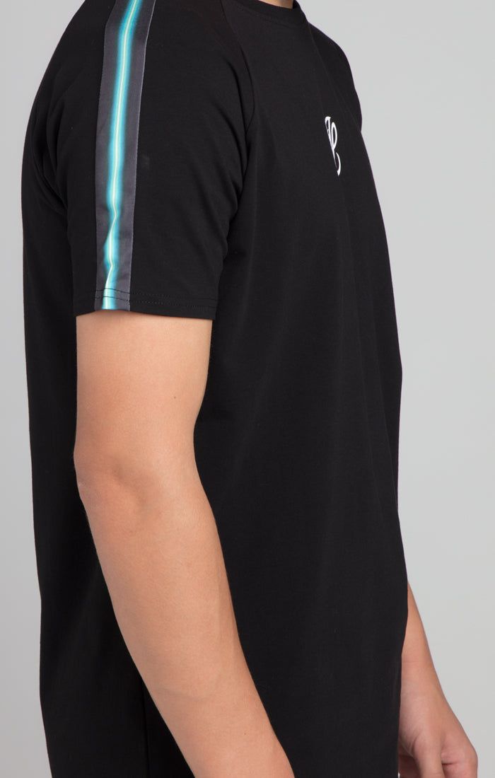 Boys Illusive Black Taped T-Shirt sold by Siksilk product image thumbnail 4