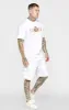 White Oversized Crest T-Shirt sold by Siksilk
