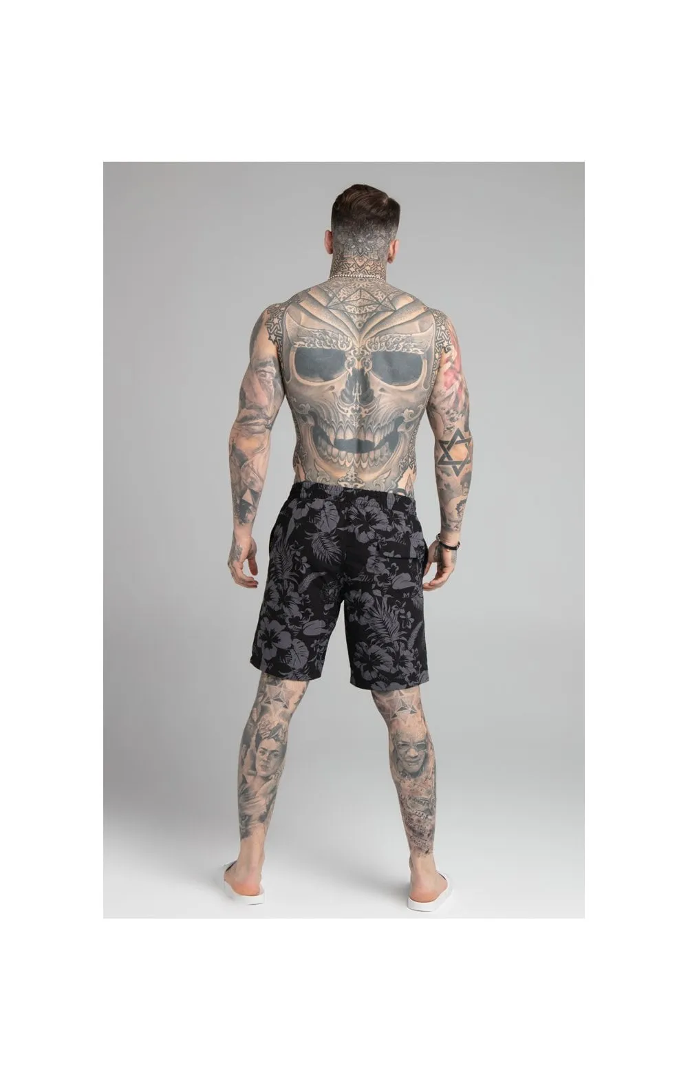Black Hawaii Swim Short sold by Siksilk product image thumbnail 4