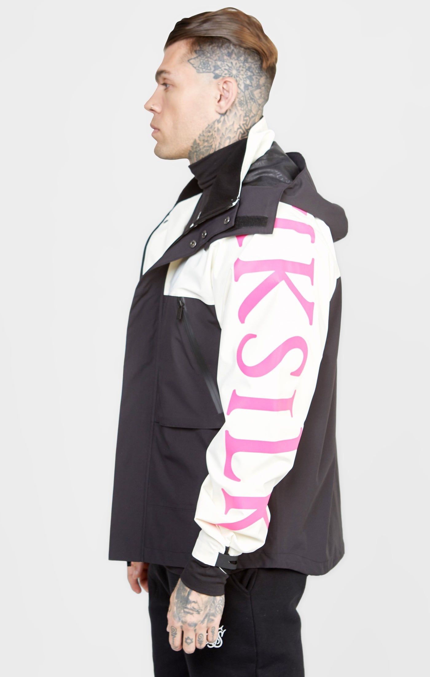 Ecru Technical Jacket sold by Siksilk product image thumbnail 6