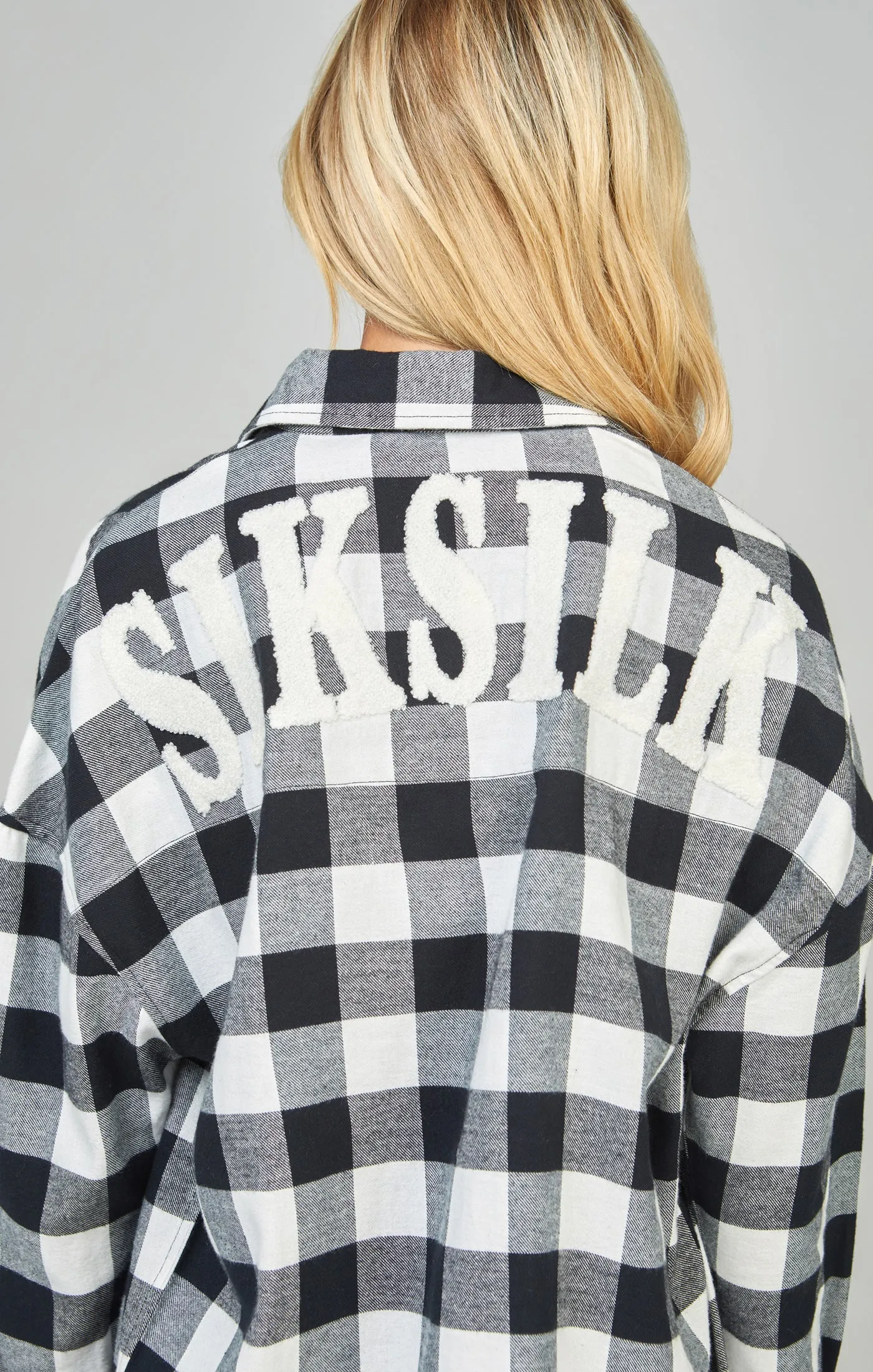 Black Check Shirt sold by Siksilk product image thumbnail 2