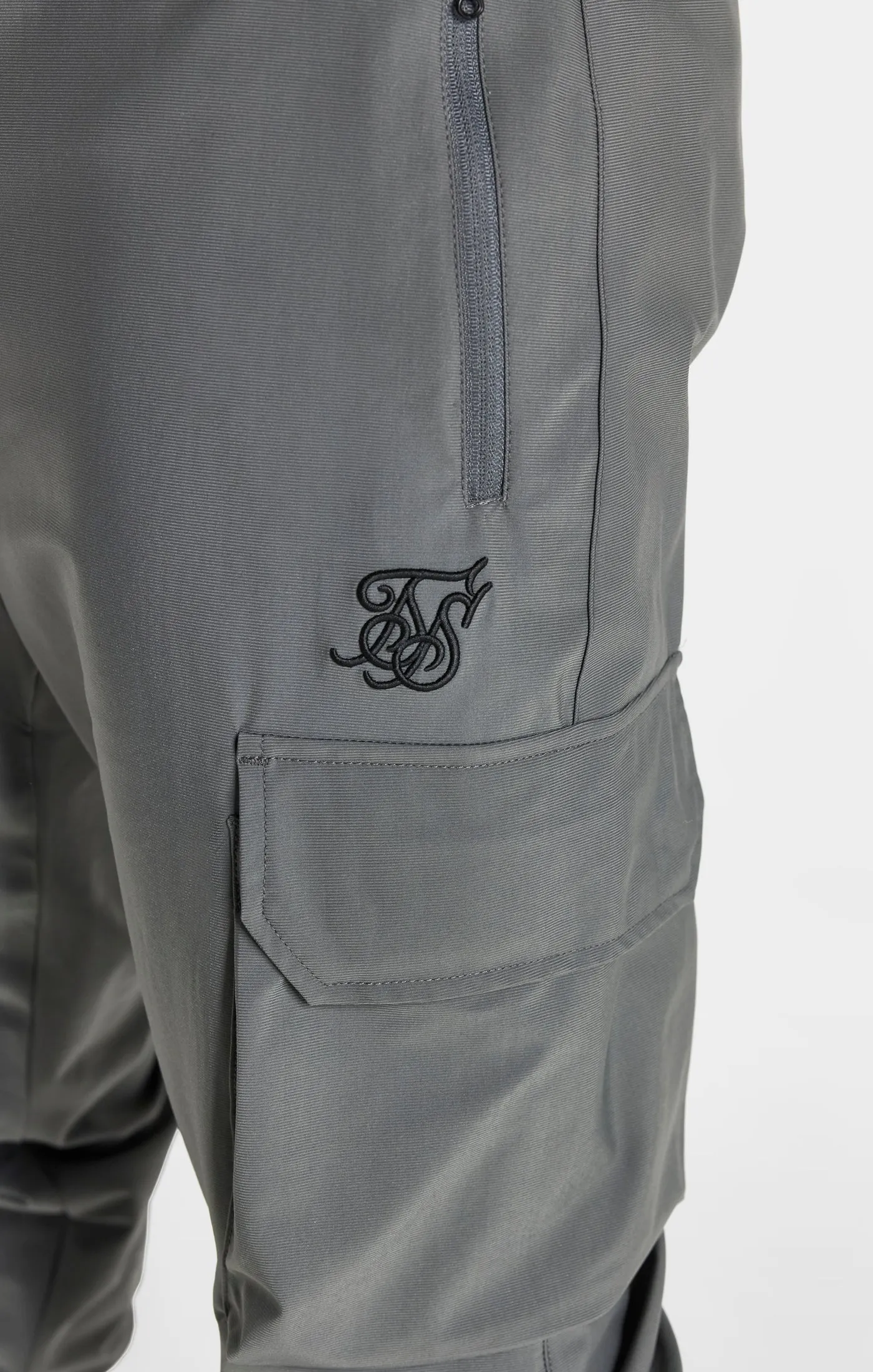 Dark Grey Tech Cargo Pant sold by Siksilk product image thumbnail 4