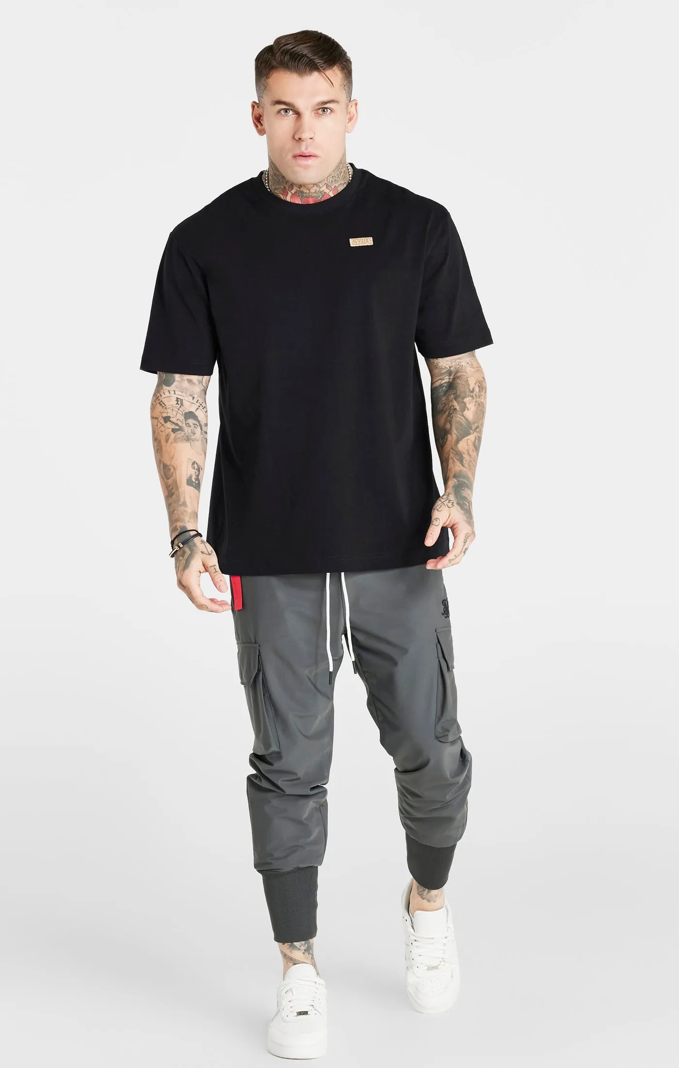 Dark Grey Tech Cargo Pant sold by Siksilk product image thumbnail 3