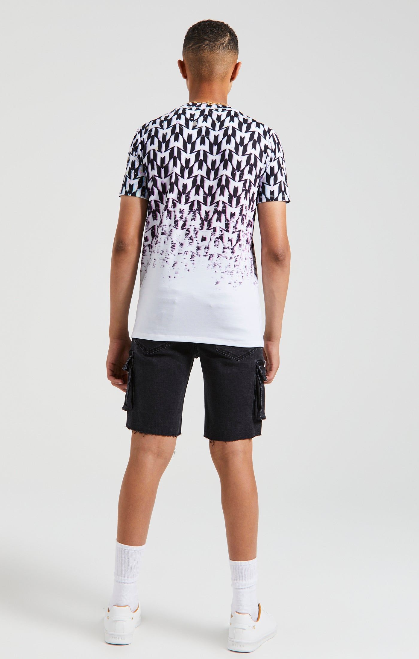 Boys Messi x SikSilk Black Logo T-Shirt sold by Siksilk product image thumbnail 7