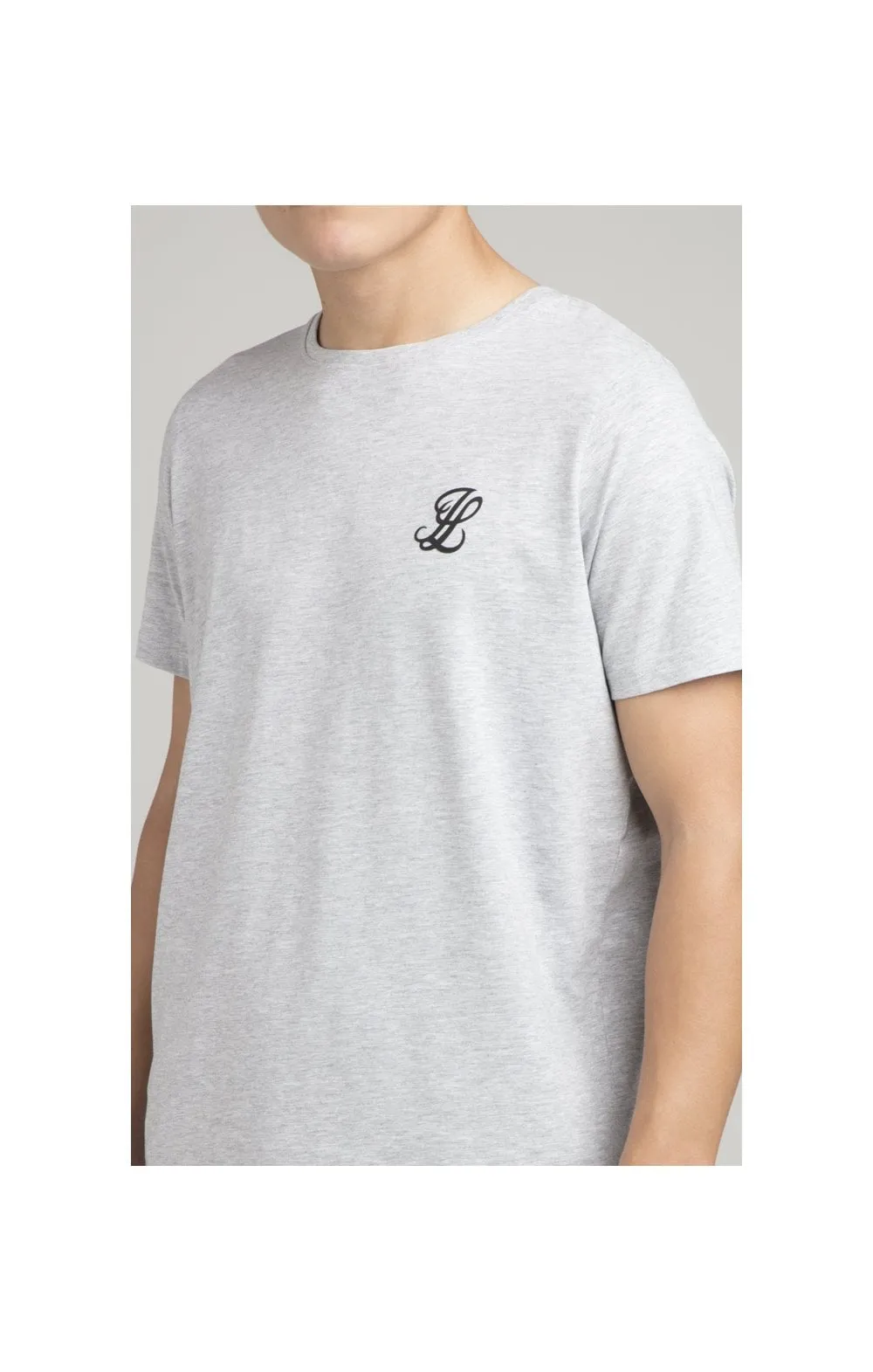 Boys Illusive Grey Marl T-Shirt And Short Twin Set sold by Siksilk product image thumbnail 3
