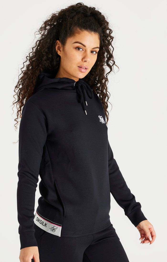 Black Overhead Hoodie sold by Siksilk