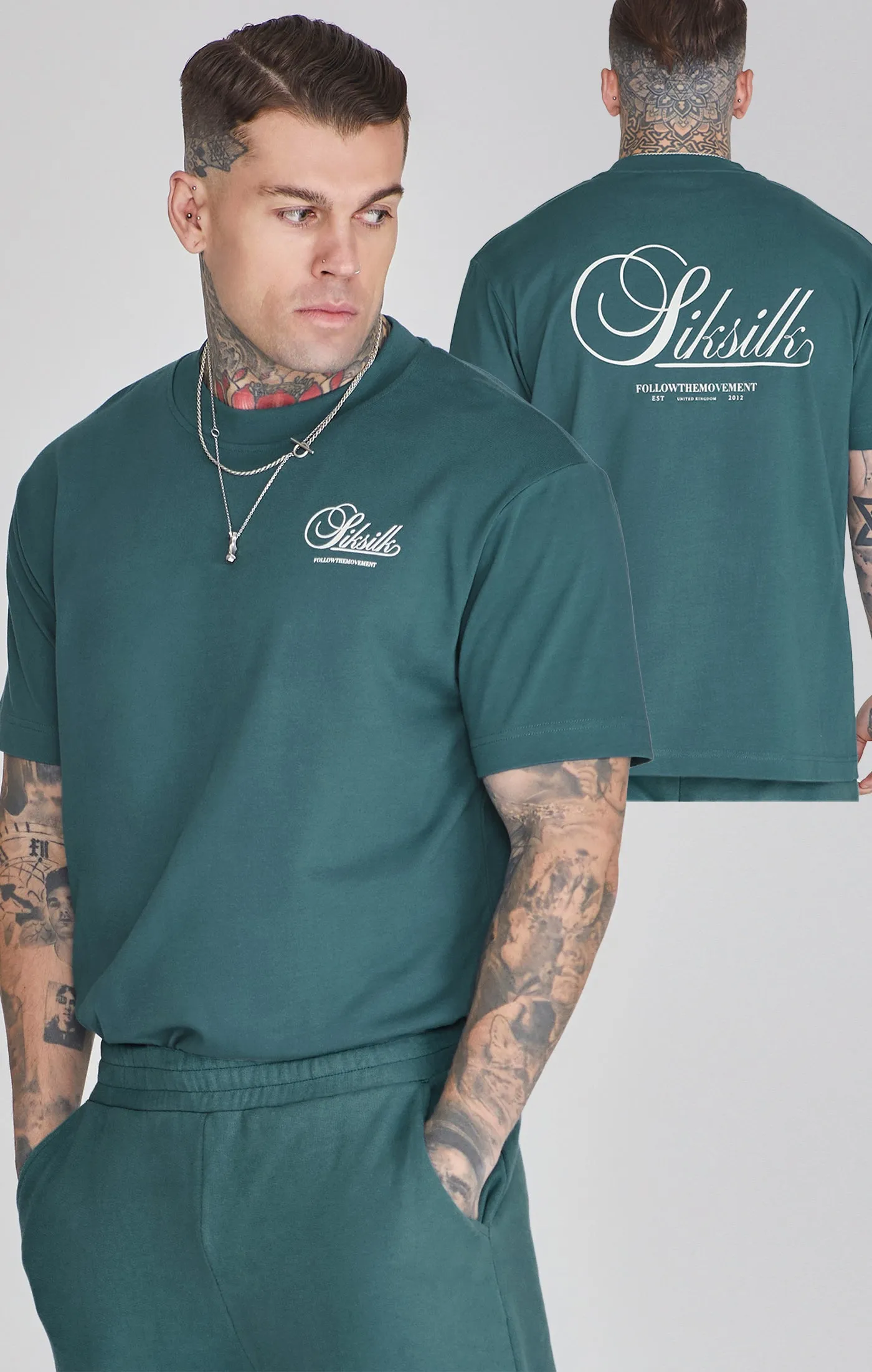 Green Graphic T-Shirt sold by Siksilk