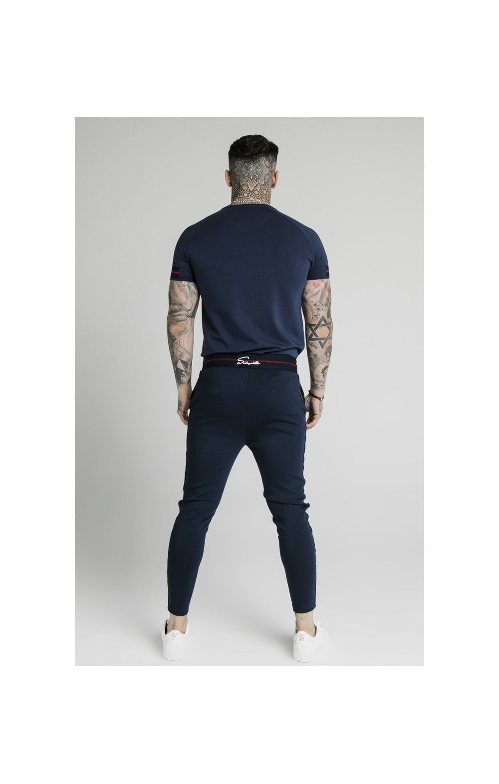 SikSilk Exposed Tape Jogger - Navy sold by Siksilk product image thumbnail 6