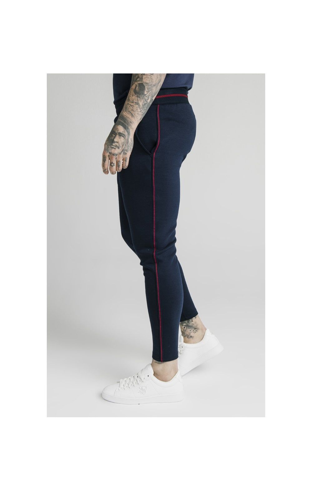 SikSilk Exposed Tape Jogger - Navy sold by Siksilk product image thumbnail 3