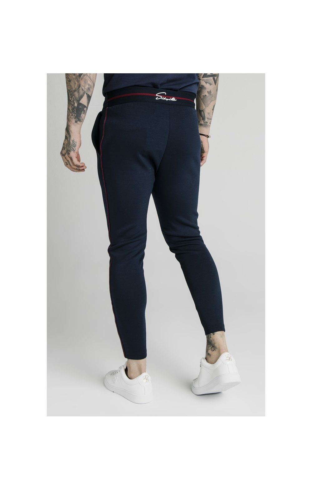 SikSilk Exposed Tape Jogger - Navy sold by Siksilk product image thumbnail 7