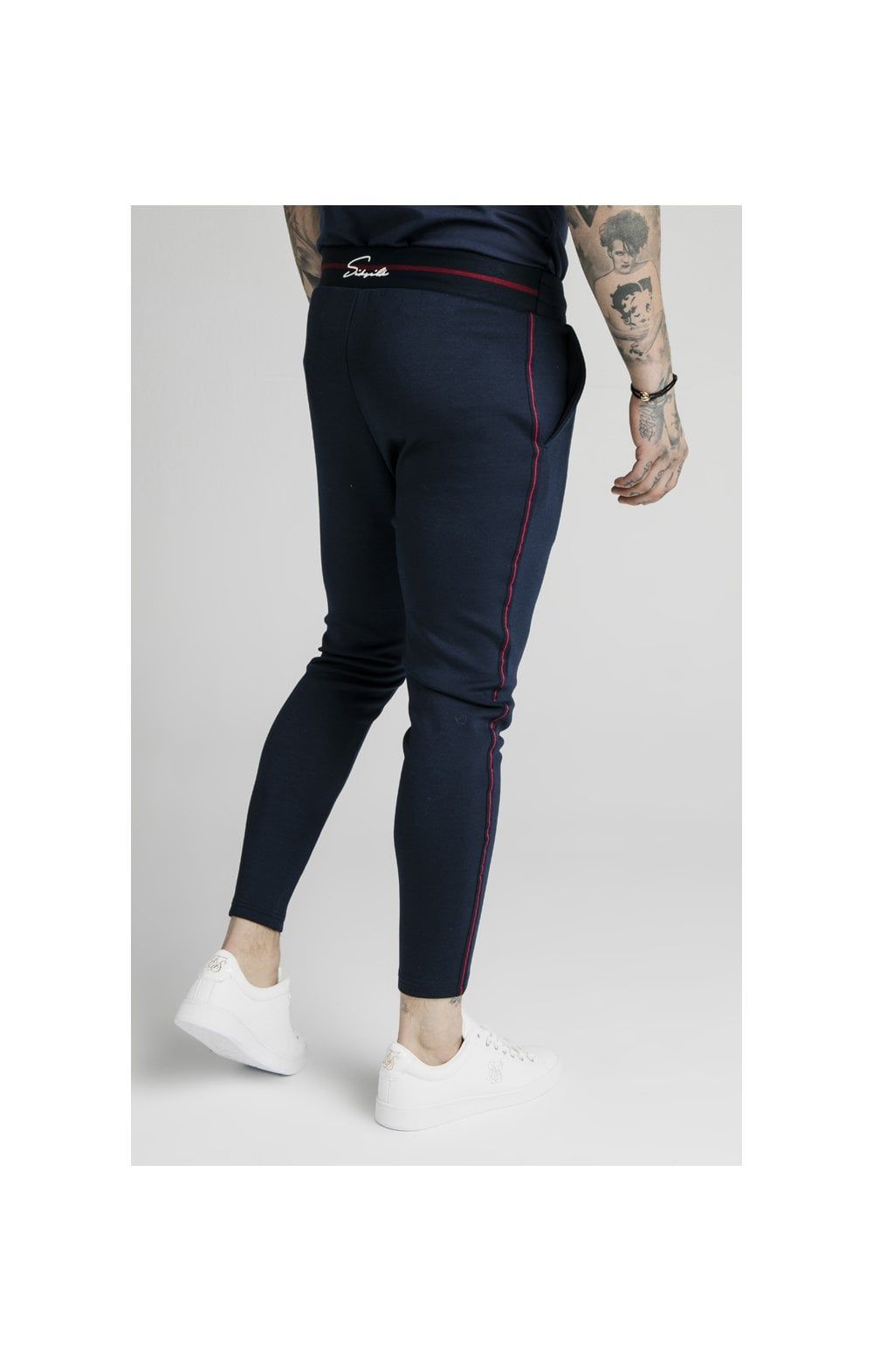 SikSilk Exposed Tape Jogger - Navy sold by Siksilk product image thumbnail 5