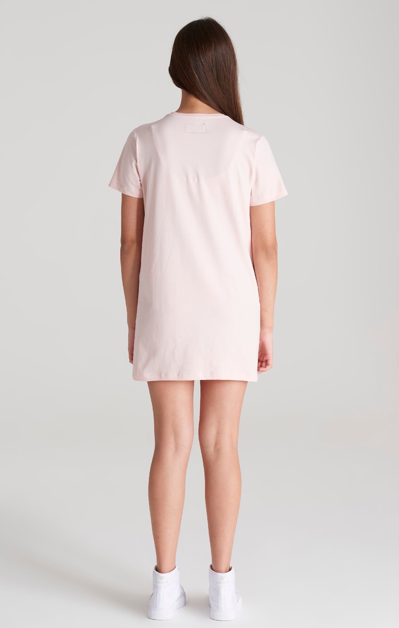 Girls Pink Signature T-Shirt Dress sold by Siksilk product image thumbnail 5